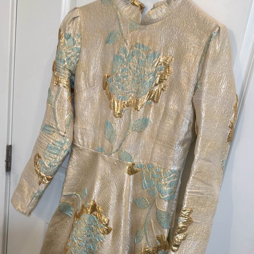 Elegant Floral Brocade Jacket